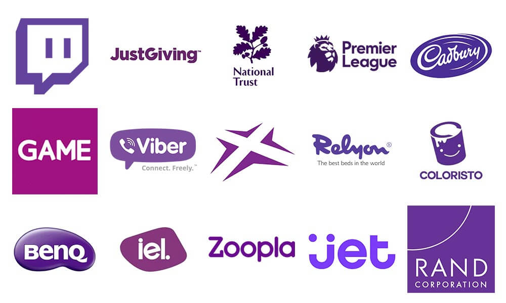 Purple Logos Colours