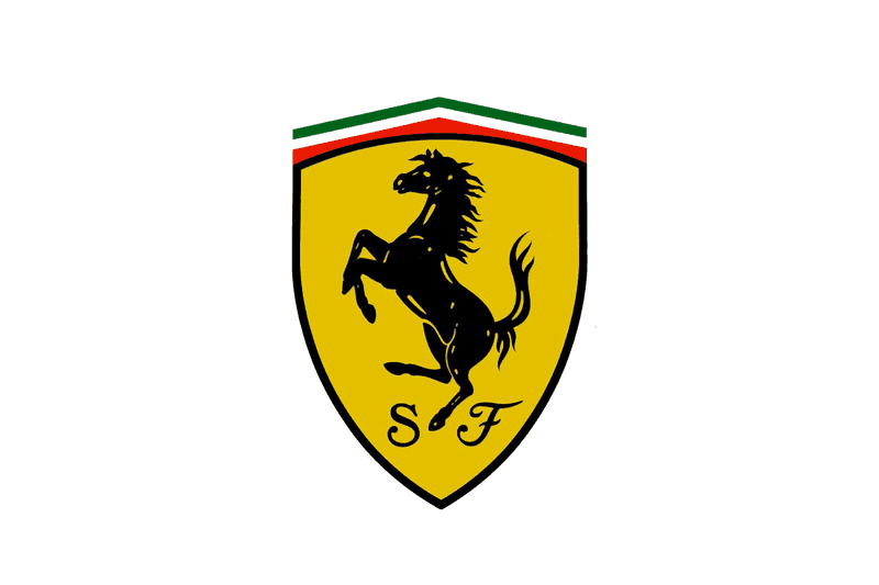 Car Brands - Ferrari Logo Design