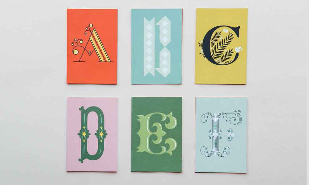 100-Typography-Postcards
