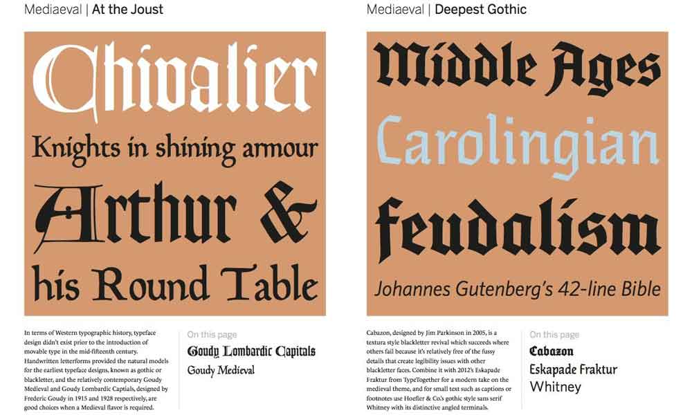 Type Team Perfect Typeface Combinations