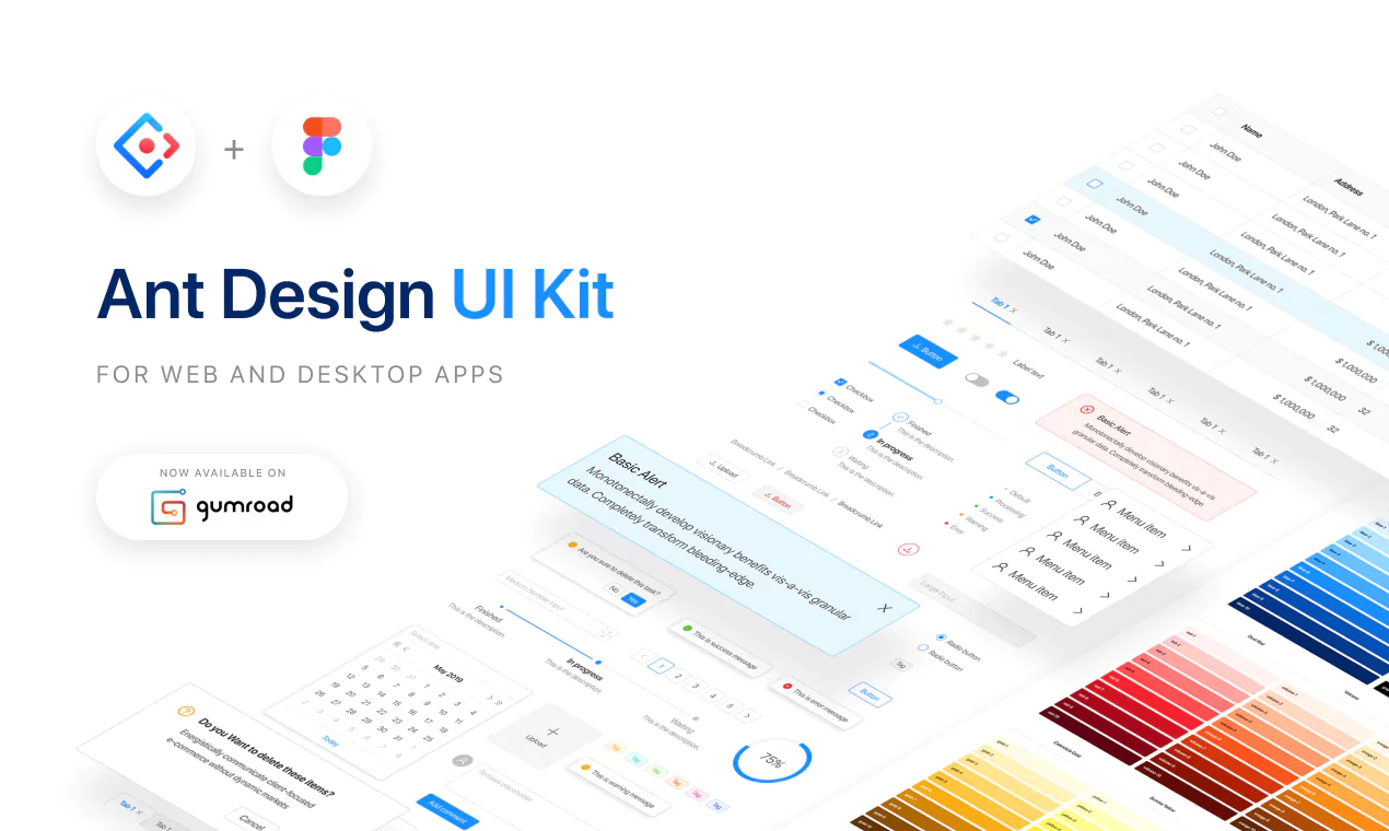 UI/UX Teams Ant Design UI Kit