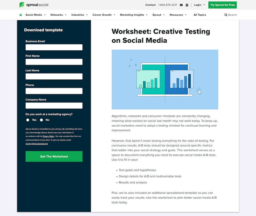 Lead Gen Squeeze Landing Pages