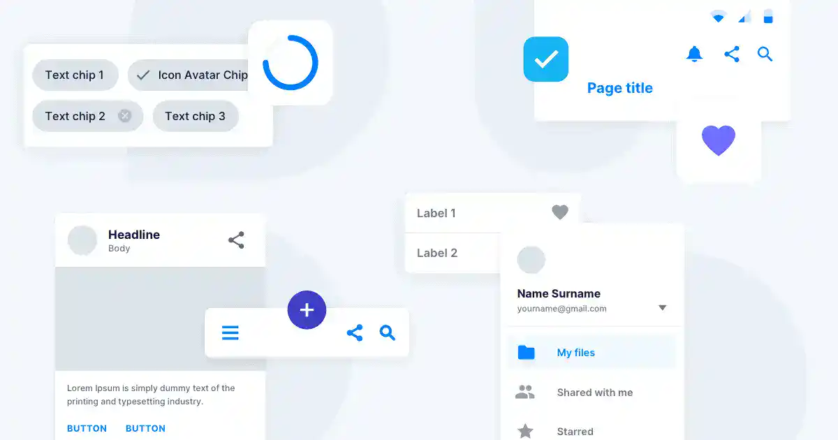 Design System Google Material Design System Example