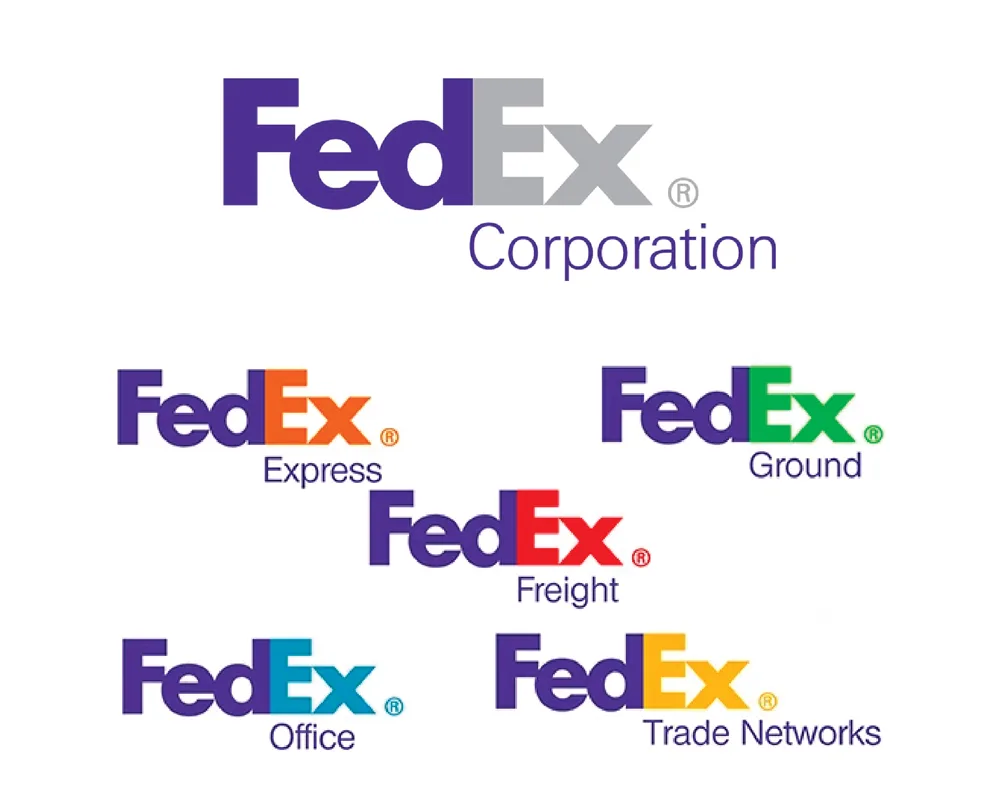 Branded House Vs House Of Brands Fedex Logo Colours Subbrands