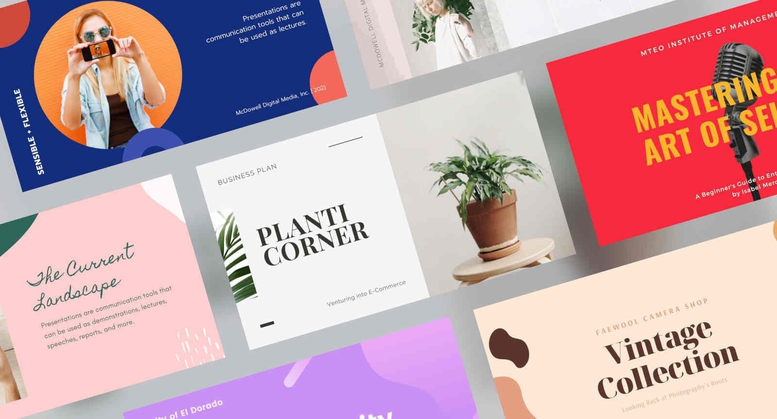 Examples Of Good Presentation Design