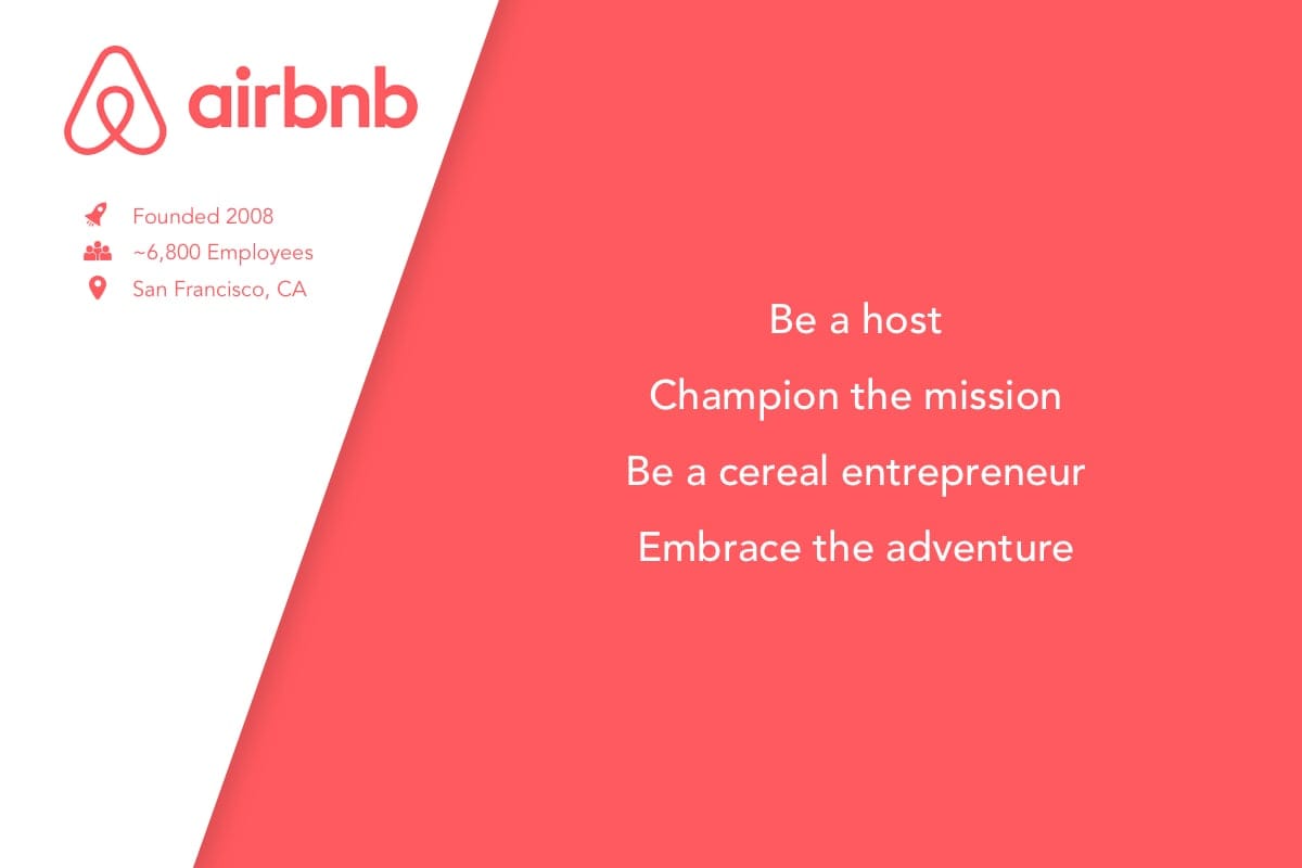 Brand Tone Of Voice Airbnb Core Brand Values