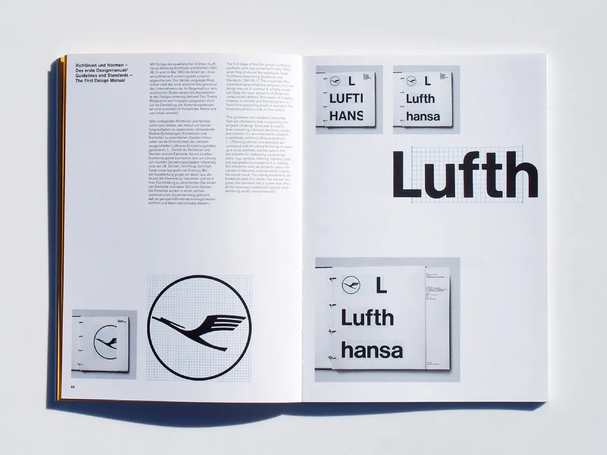 Swiss Design Lufthansa Brand Guidelines Otl Aicher