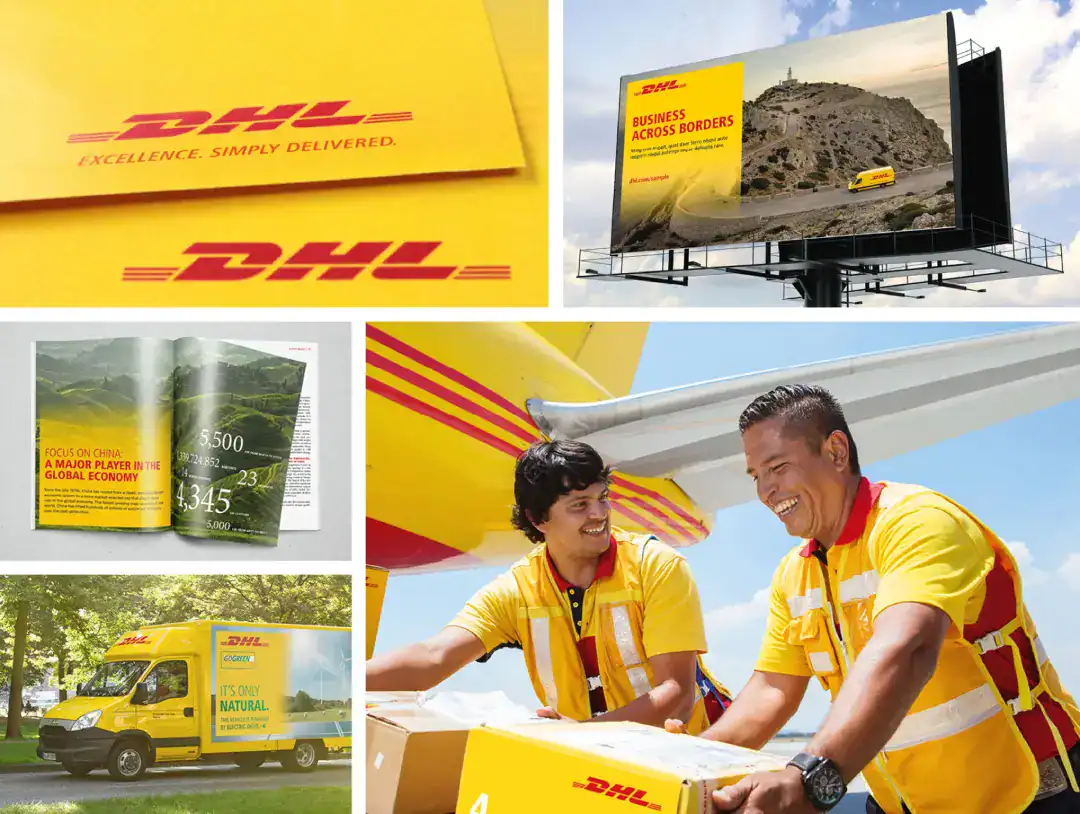 Dhl Trucking Brand Identity