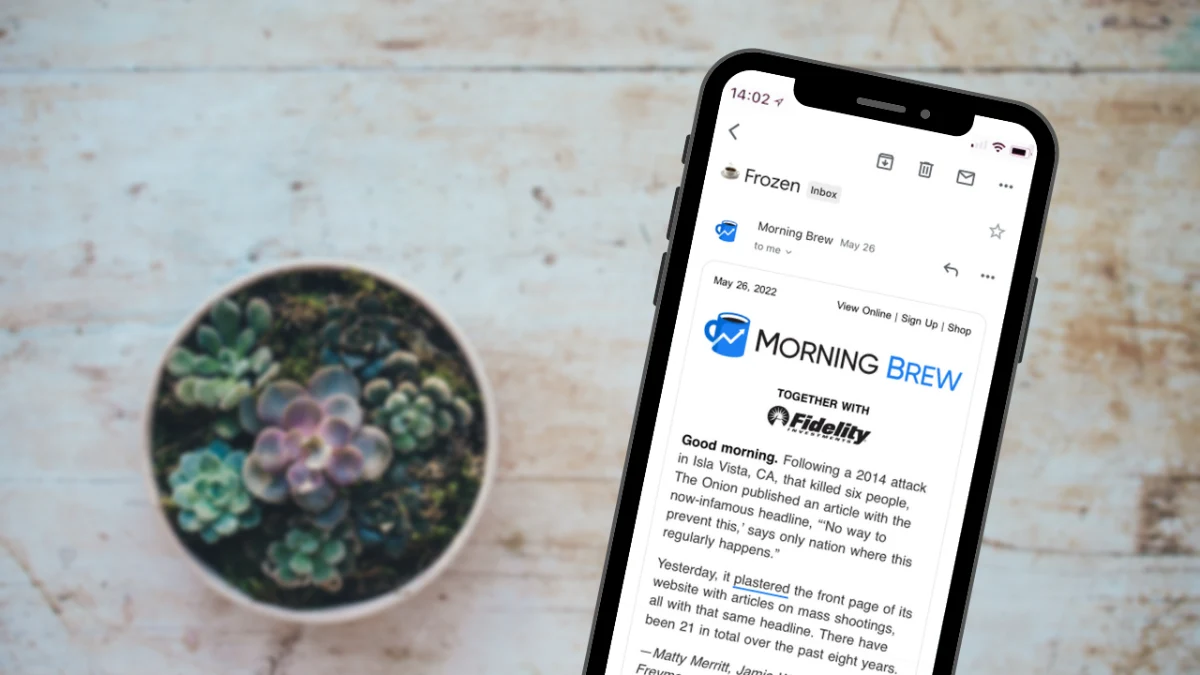 Email Marketing Campaign Morning Brew Email Newsletter Marketing