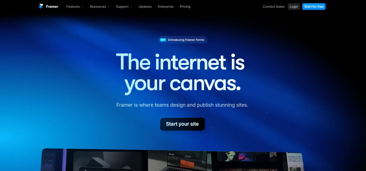 Framer Website Example Customer As Hero Framework