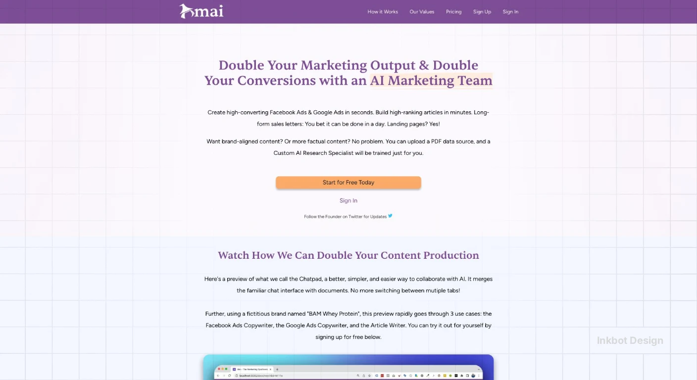 Long Form Sales Letter Landing Page