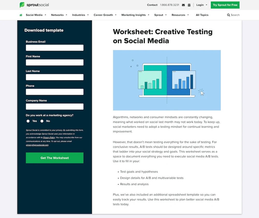 Lead Gen Squeeze Landing Pages - Web & Product Design