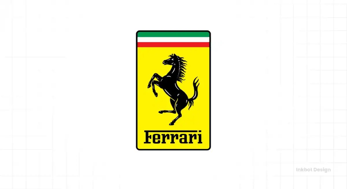 Yellow Logos Ferrari Logo Design