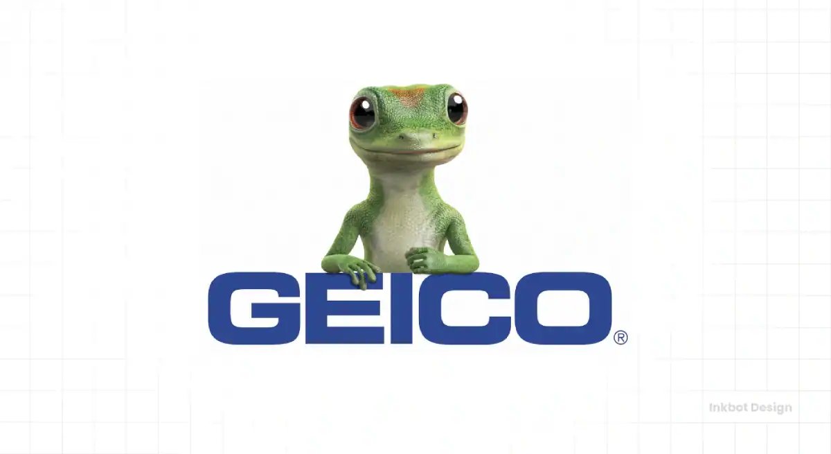 Famous Company Mascots Geico Logo Design Brand Mascot