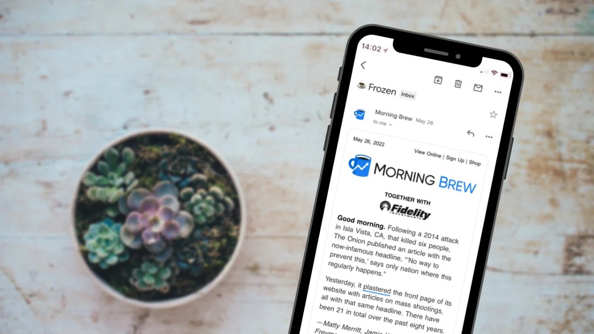 Email Marketing Campaign Morning Brew Email Newsletter Marketing