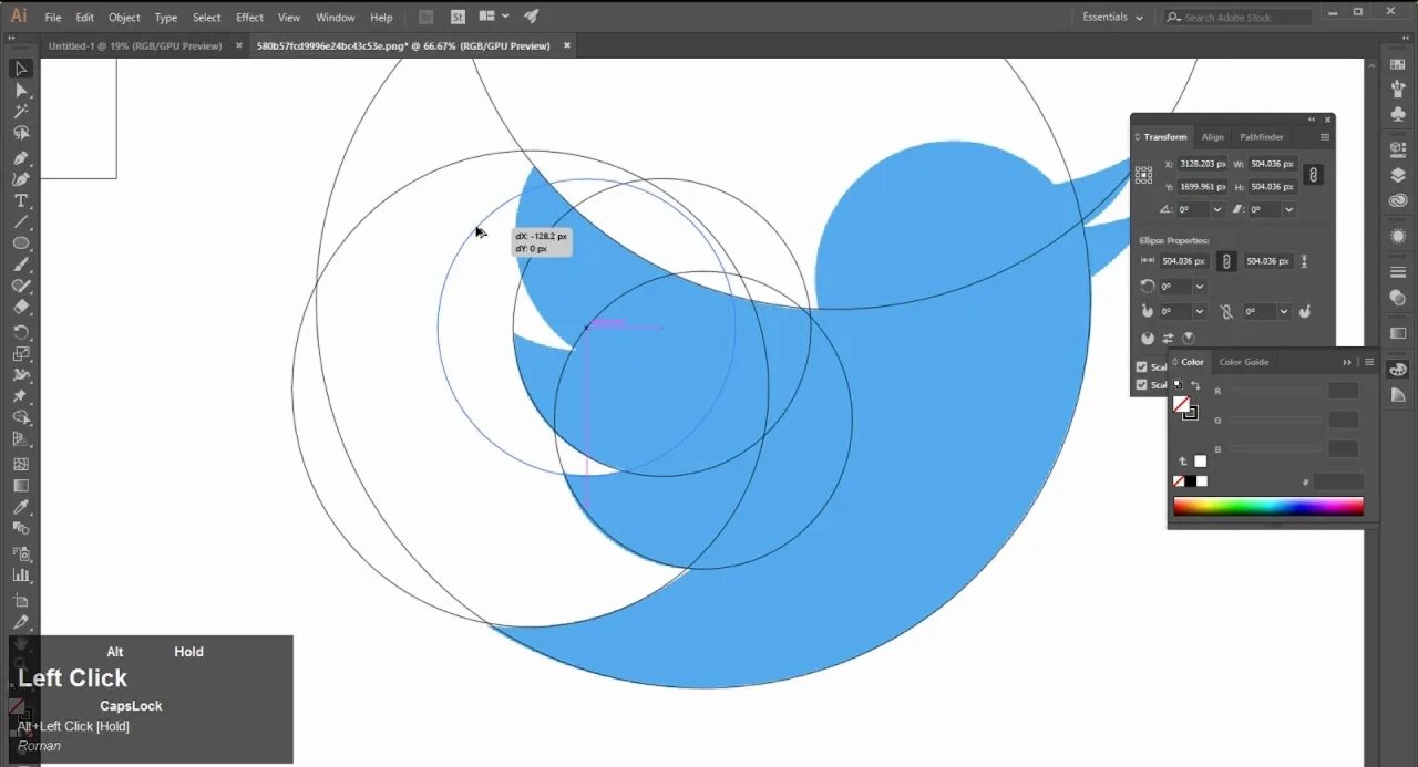 Logo Design With Sacred Geometry Twitter Logo Design With Golden Ratio