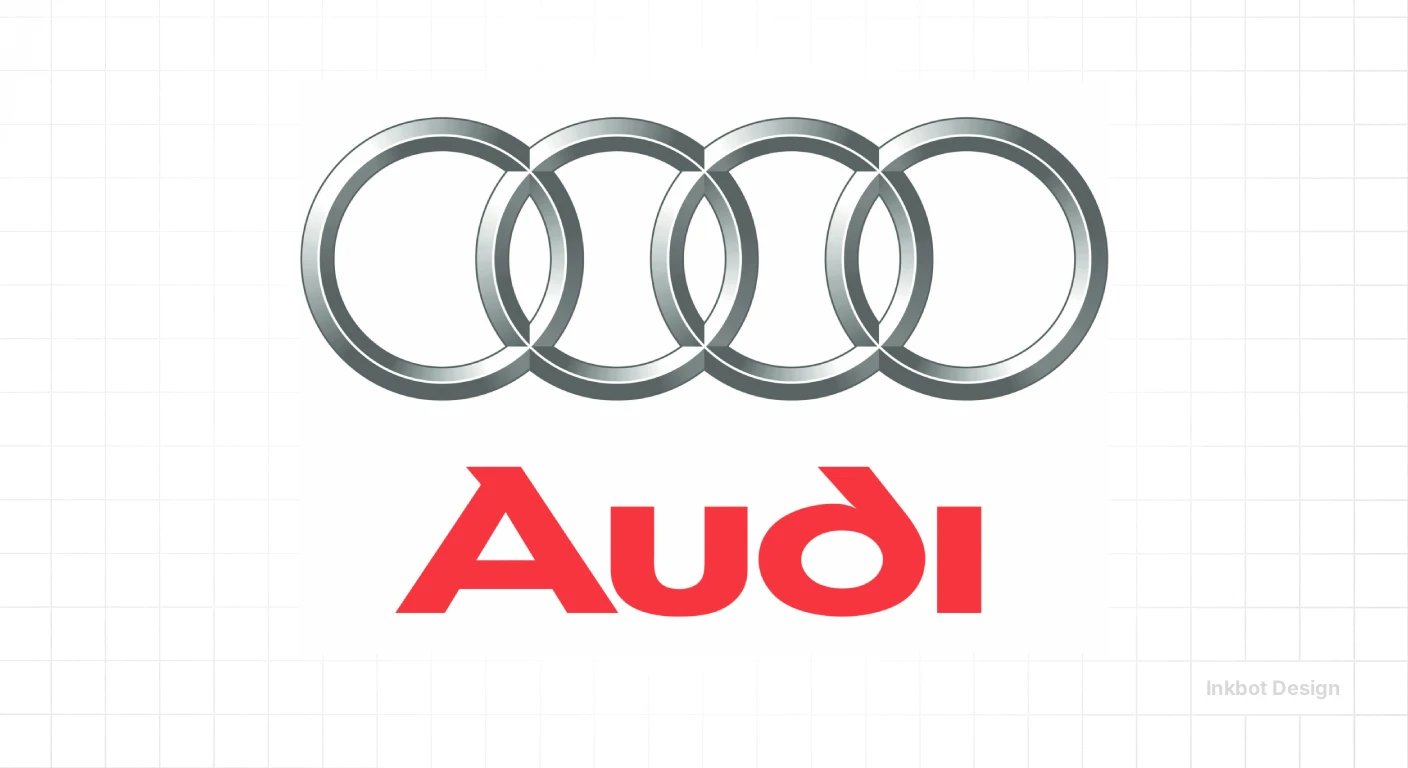 Audi Logo Design 1995 - Logo Design