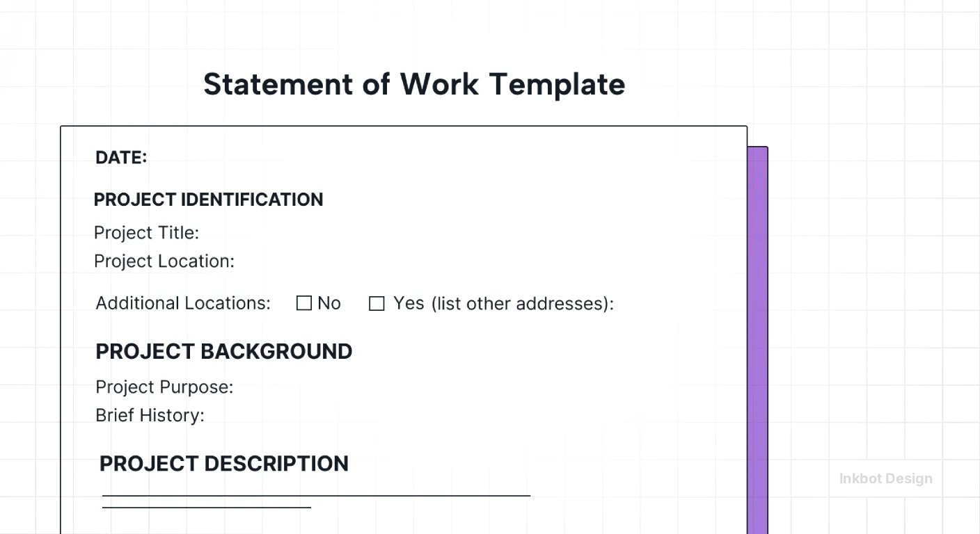 Statement Of Work Template - Brand Strategy & Positioning