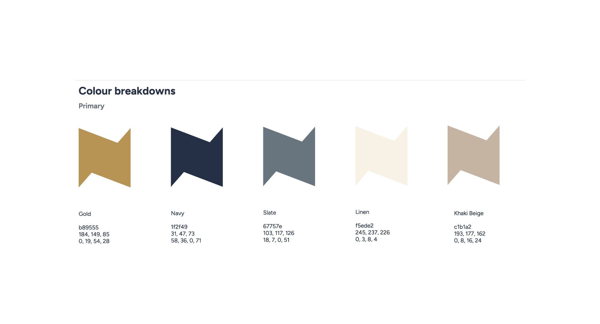 Northbrook Northbrook Brand Colour Palette