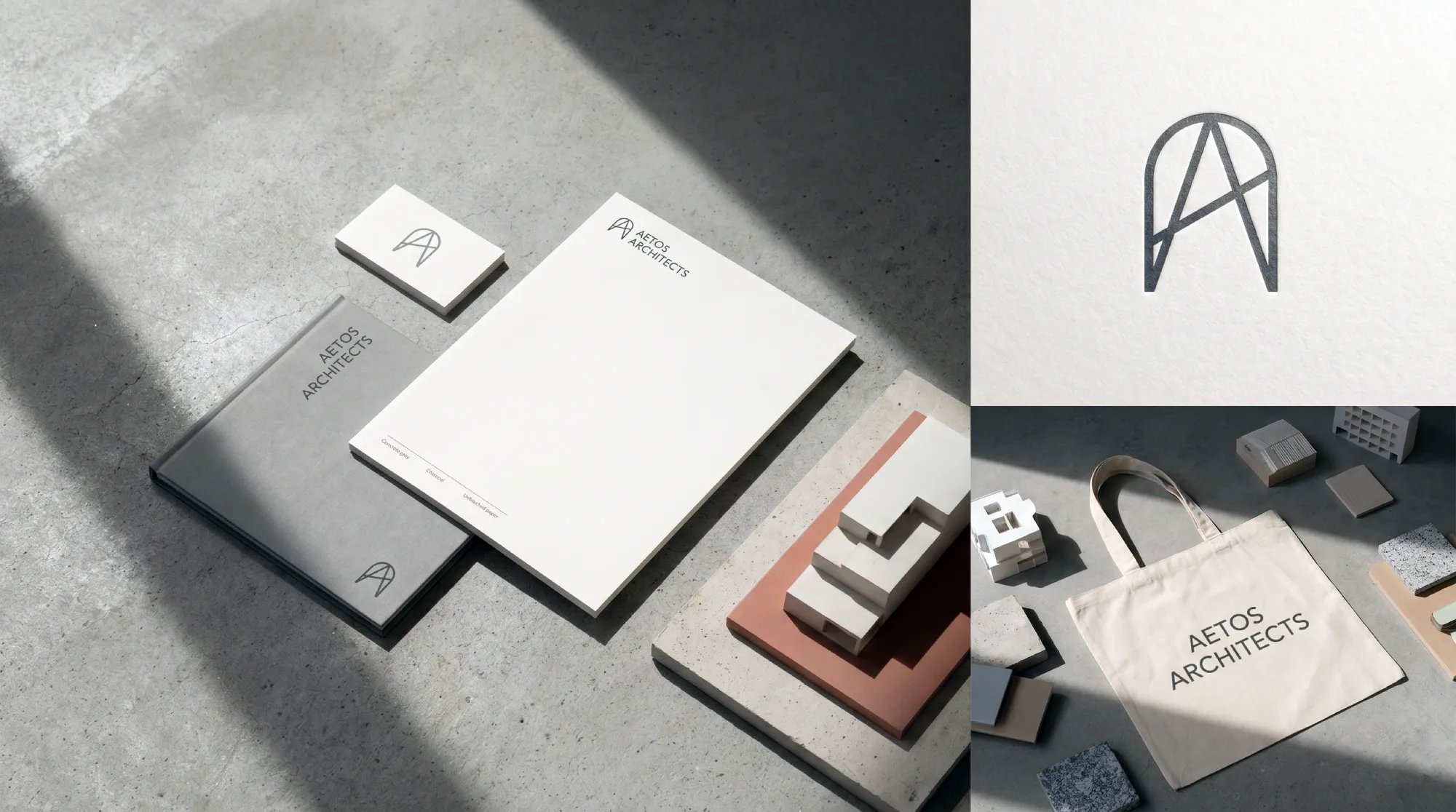Architecture Firm Corporate Rebranding Identity System Designed By Inkbot Design.