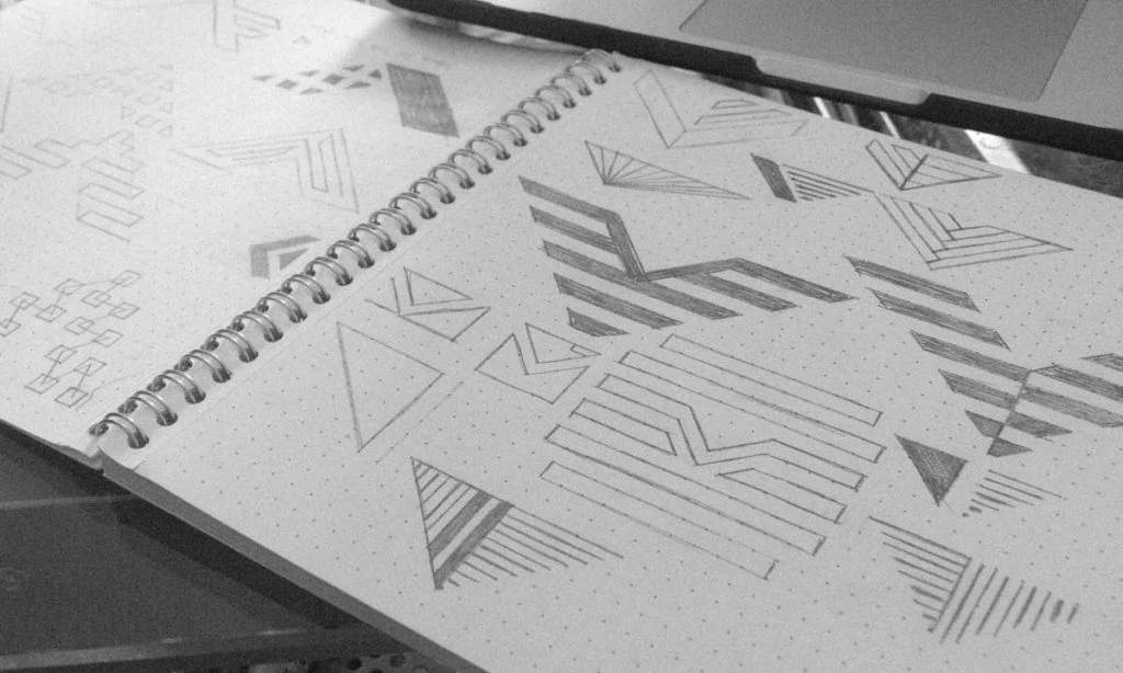 Design Process Sketchbook Logos