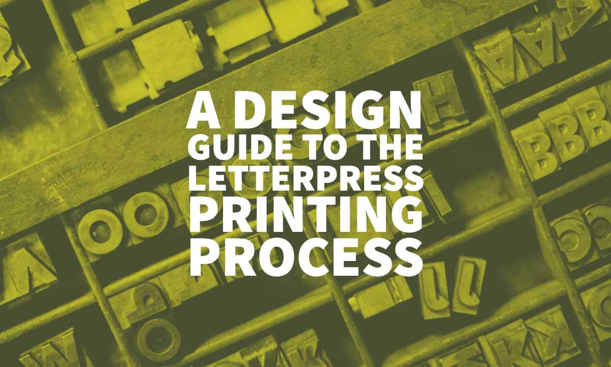 Letterpress Printing Process