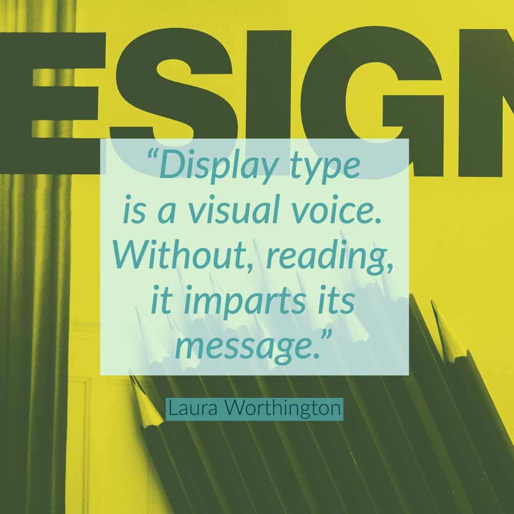 Display Type Quote