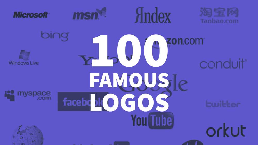 Most 100. Famous logos 100. More 100. La famous Company. 2022 Famous logo Compilation.