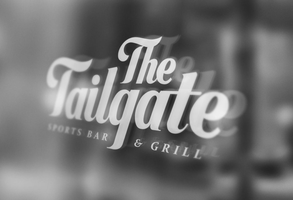 Tailgate Bar Signage Design