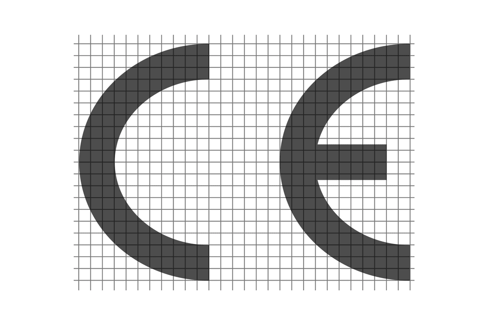 Ce Logo Design Grid