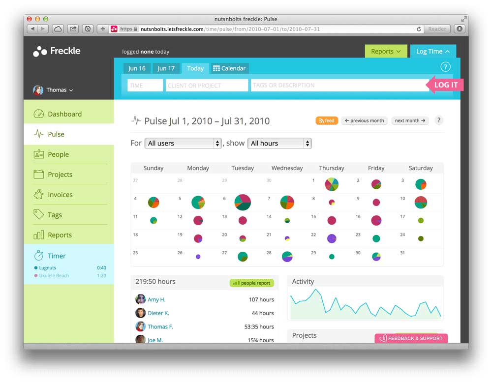 Freckle-Invoice-Software for freelancers