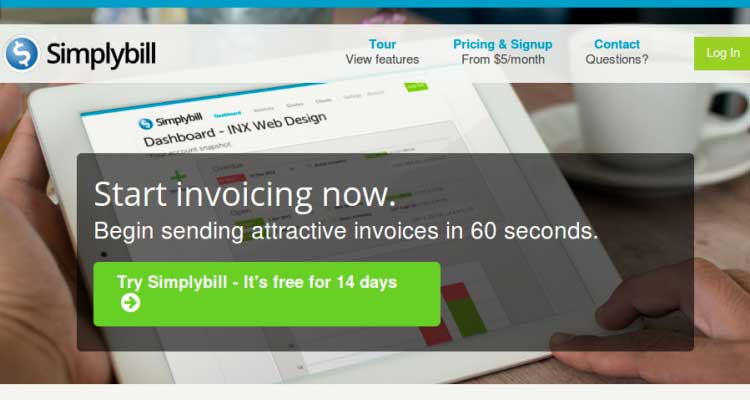 Simplybill invoicing software review