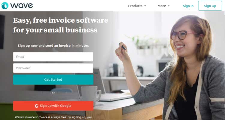 Wave invoice accounting software