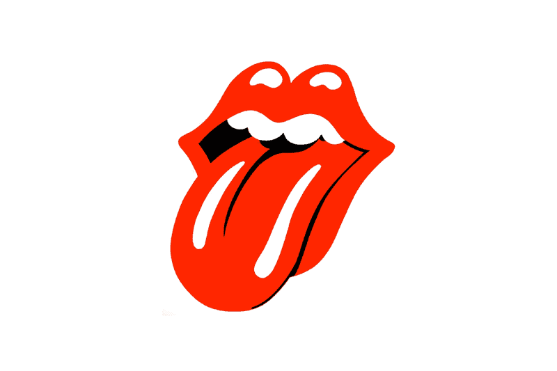 Rolling Stones Lips Logo Design