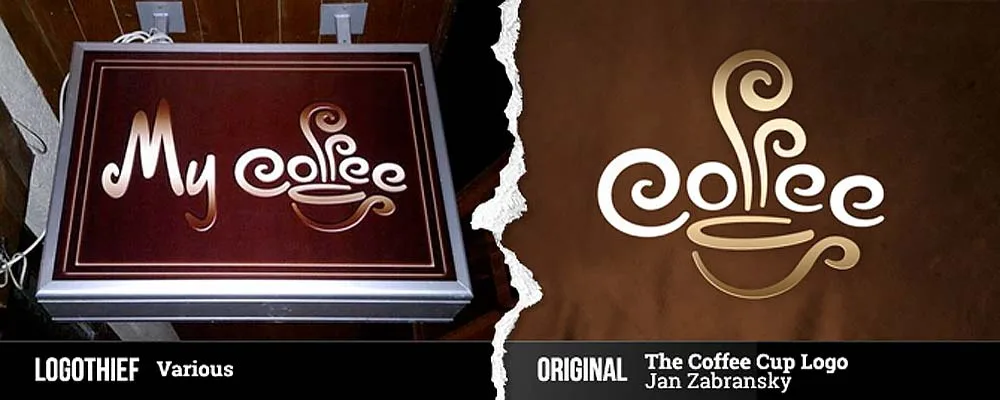 Copying Plagiarising Stealing Someone Elses Logo