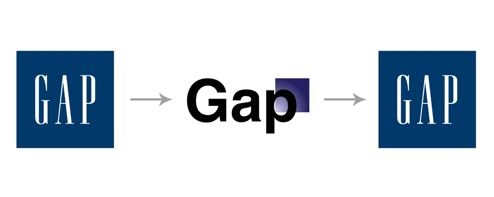 Gap Poor Logo Fail