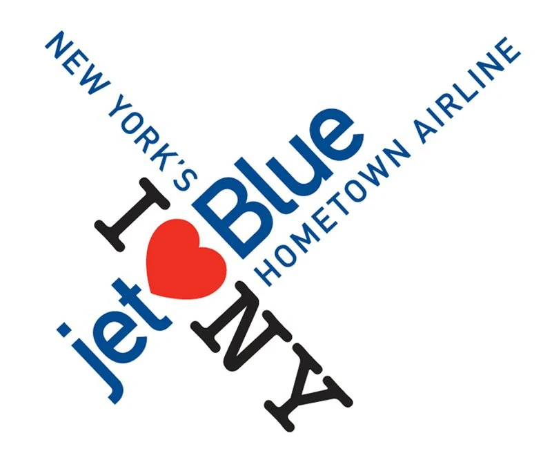 Milton Glaser Jet Blue Logo