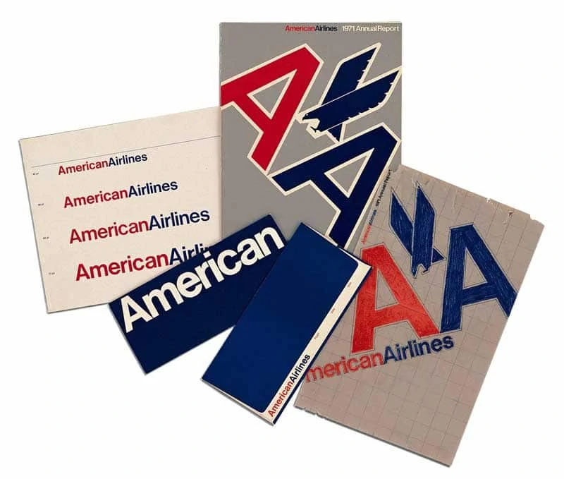 Vignelli Graphic Design Work For American Airlines
