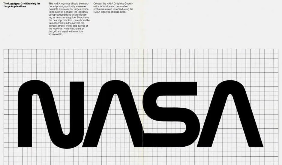 Nasa Logo Design 1974