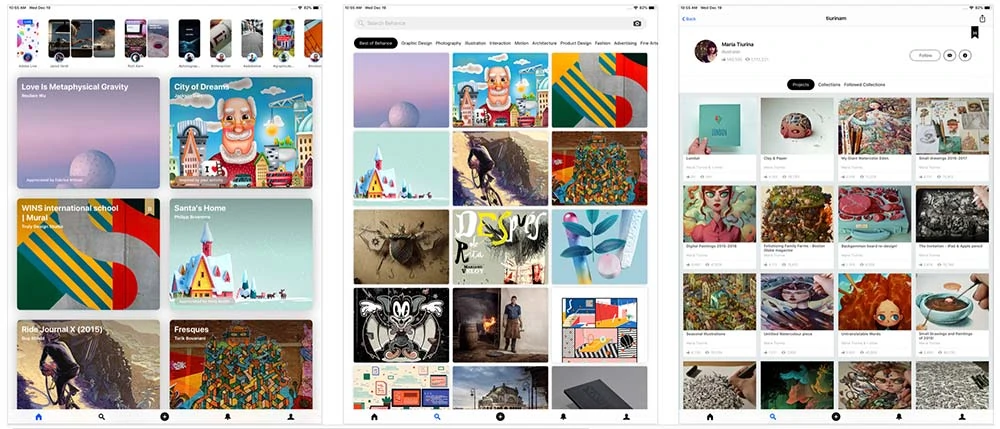 Behance Ios App For Designers