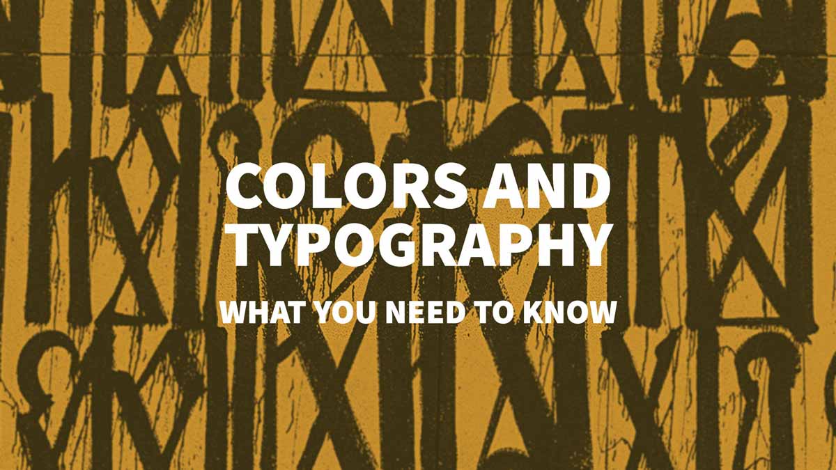 Colours Typography
