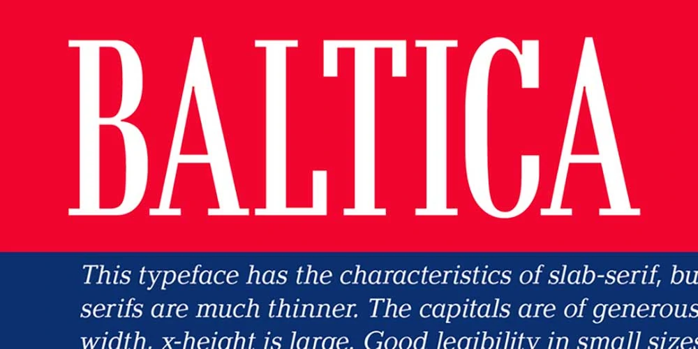 Top 10 Best Fonts for Logo Design and Branding 7 Baltica Font For Logo Design