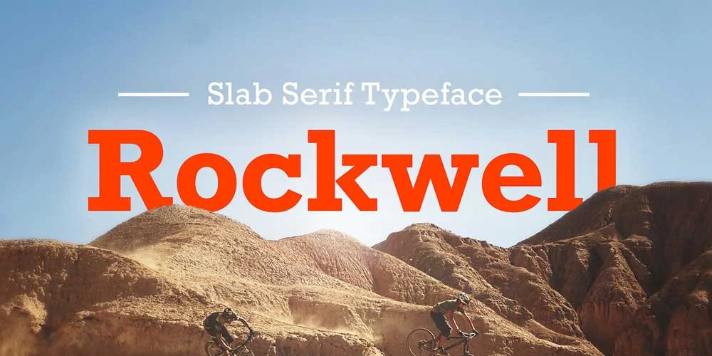 Top 10 Best Fonts for Logo Design and Branding 6 Rockwell Font Download