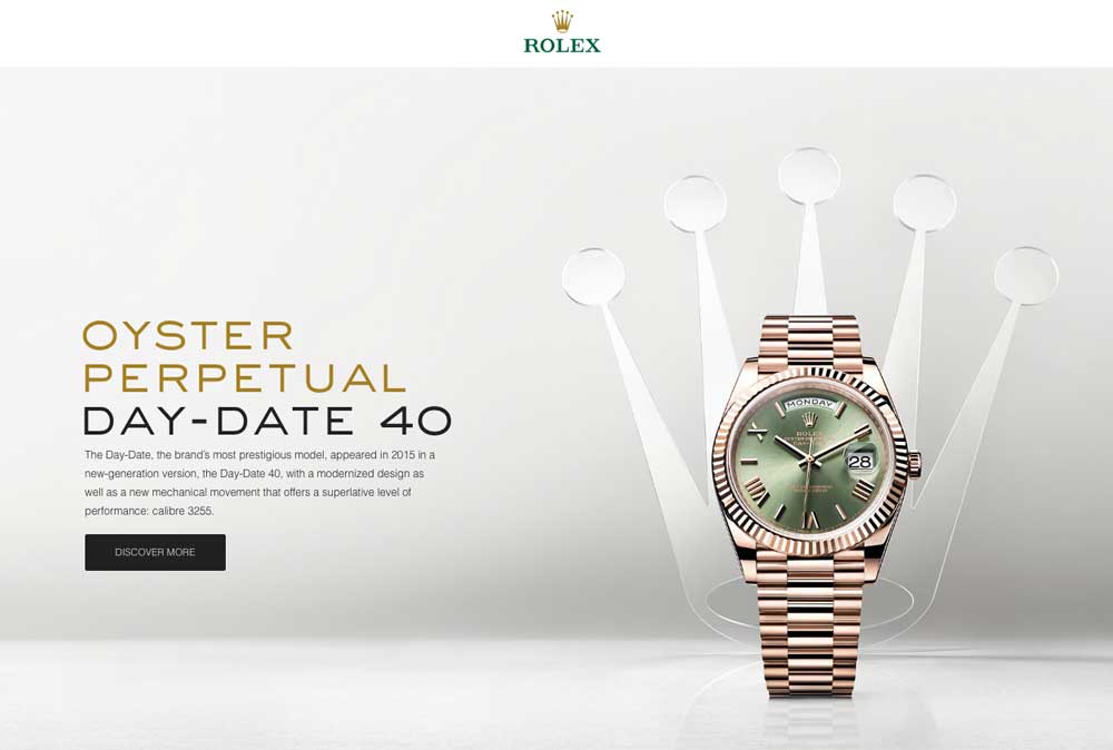 Rolex Luxury Web Graphics