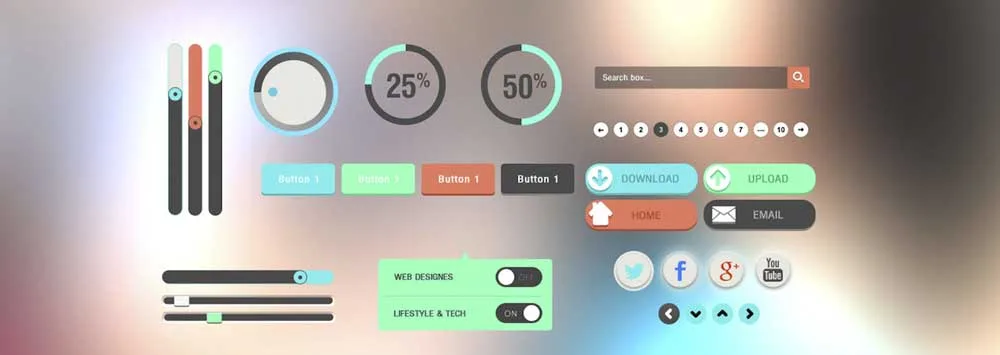 Flat Design Ui