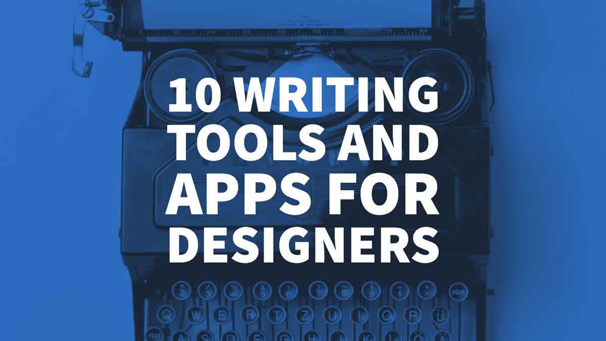 Writing Tools Apps Designers