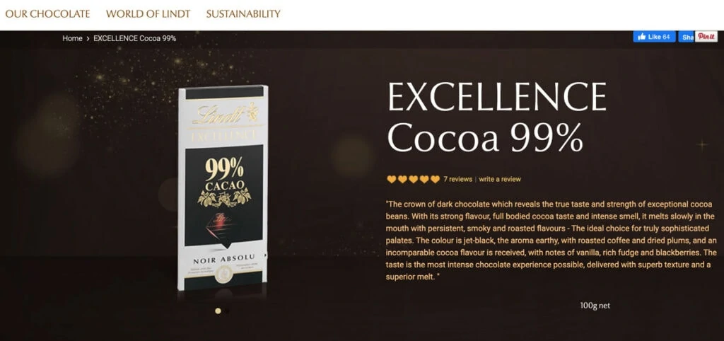 Marketing del marchio di cioccolato Lindt