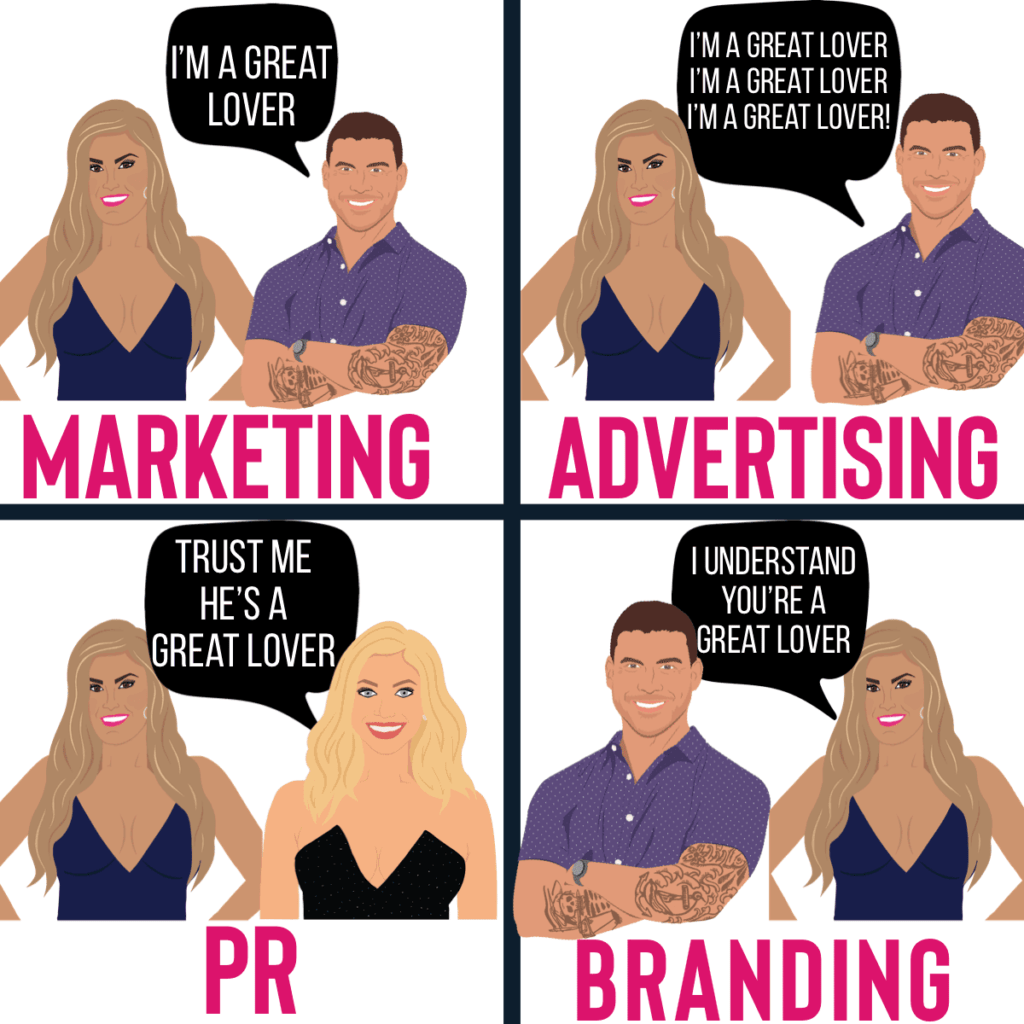 Marketing Vs Advertising Vs Branding Strategies