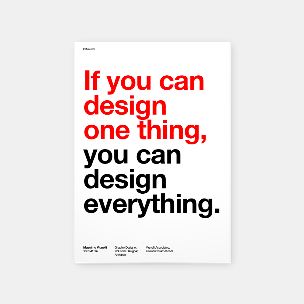 Massimo Vignelli Quote Massimo Vignelli Quote