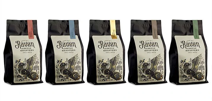 Coffee Packaging Label Designs